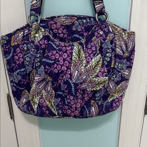 Vera Bradley Purple Floral Tote